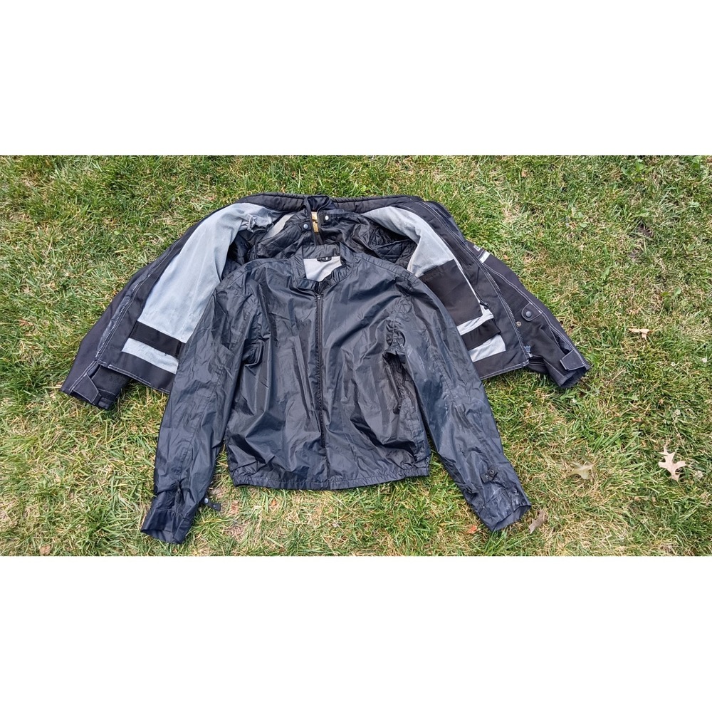 BILT Explorer Air Motorcycle Jacket XL CE Armor 3 Layer Textile Touring Black - Picture 7 of 16